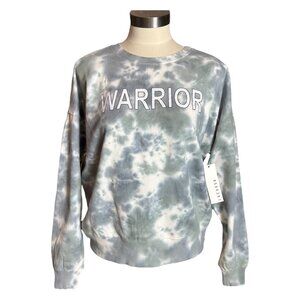Anthropologie Lacausa Size‎ XS Tie Dye Sweatshirt Warrior Cotton Oversized NEW